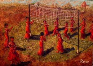 Brahmin Boys: Volleyball- Lore of the Loose Lungi